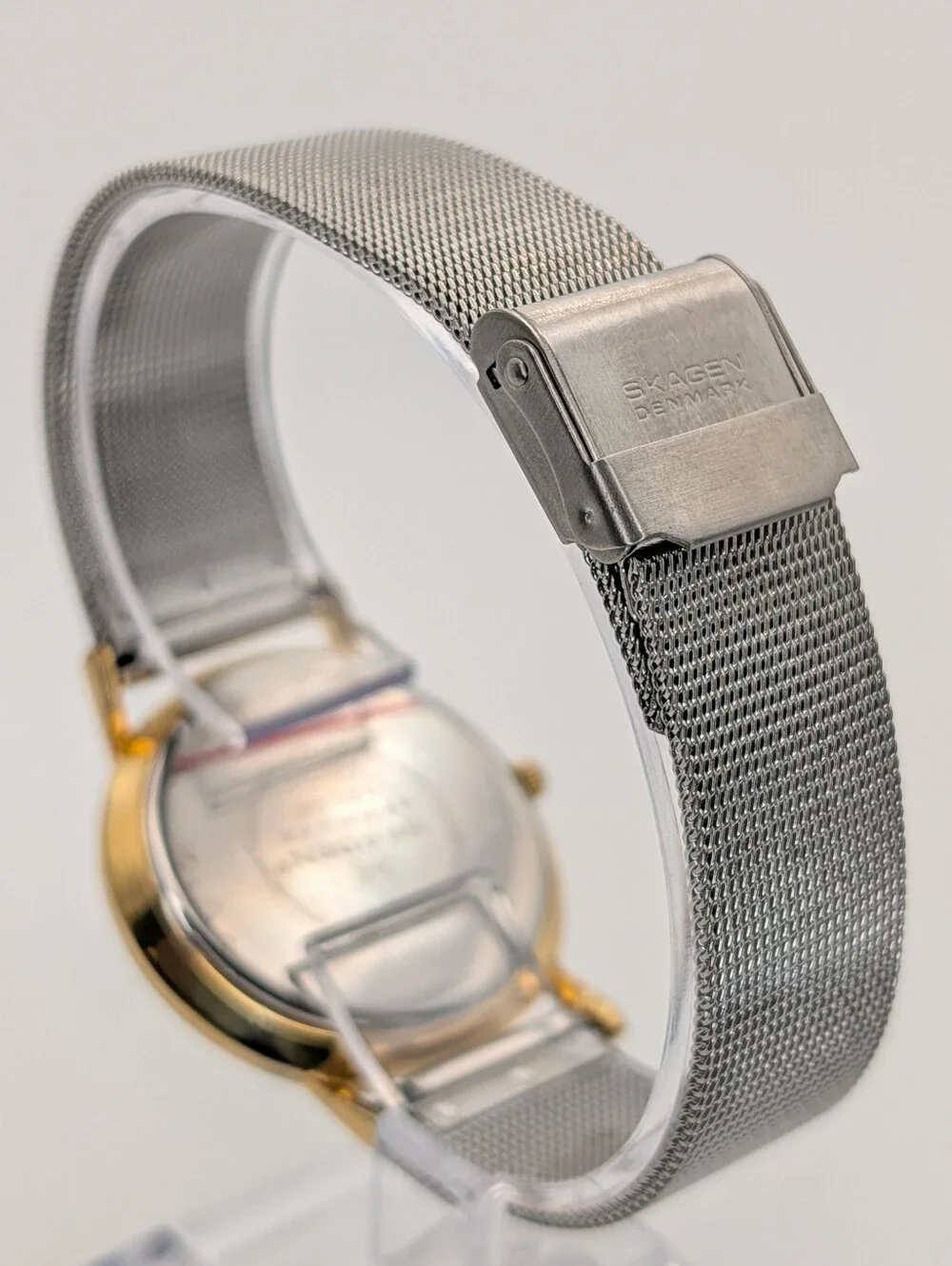 Skagen Two-Tone Mesh Bracelet Watch - Silver & Gold